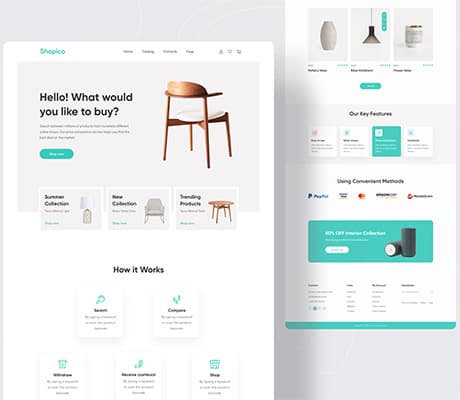 Aurora Store web sitesi projesi