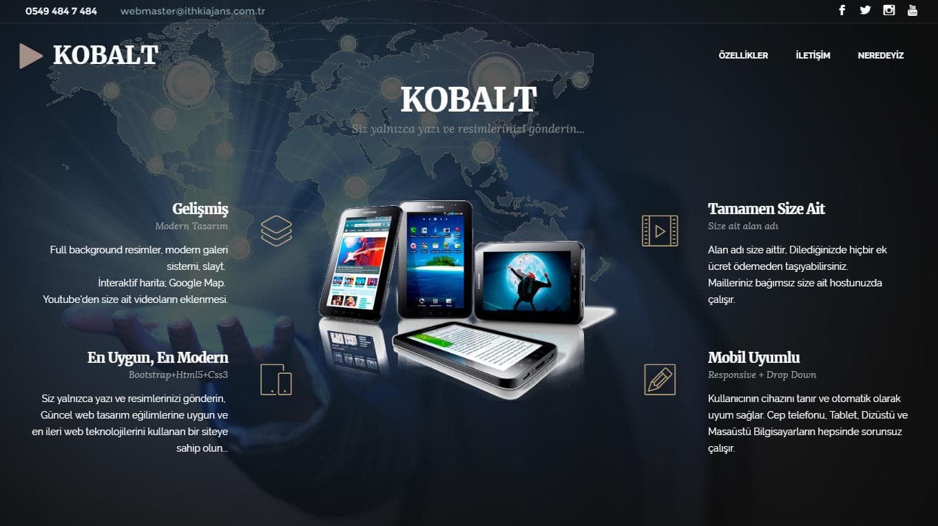 Vexa Teknoloji web sitesi projesi